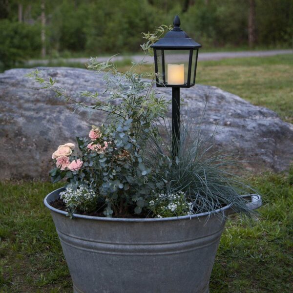 STAR TRADING LED hřbitovní lucerna Flame Lantern