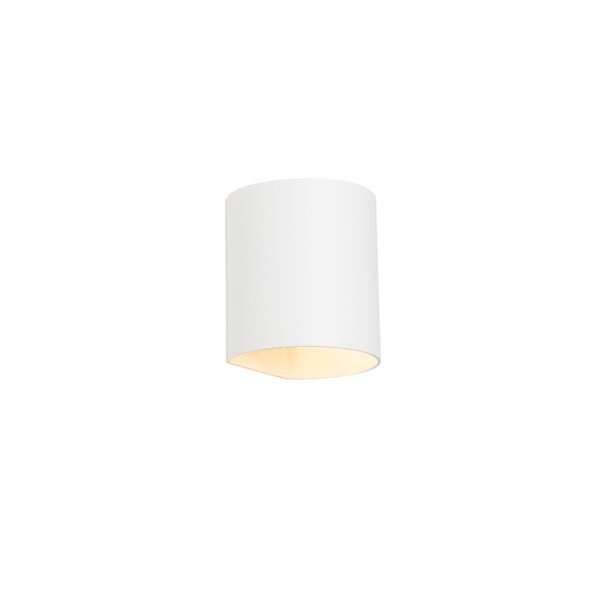 Moderní nástěnná lampa bílá